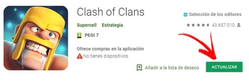 ultima version clash of clan apk 