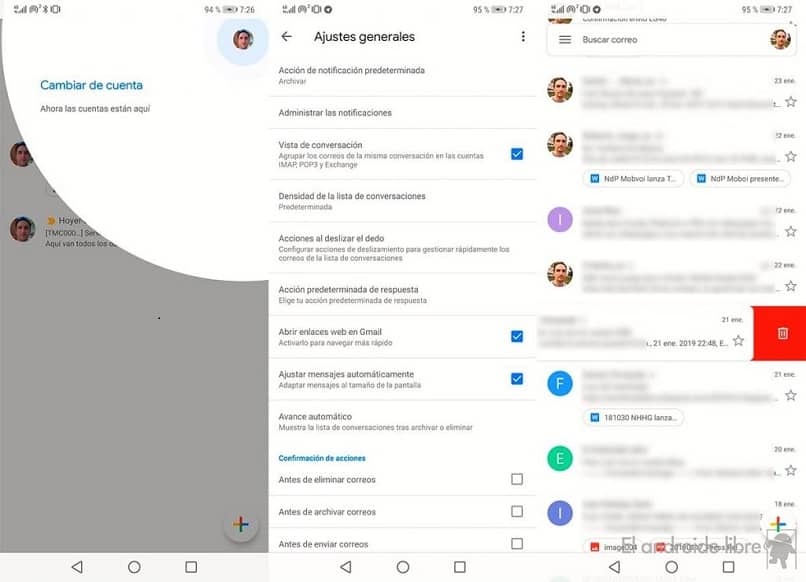 movil android pc activar actualizar correo gmail electronico