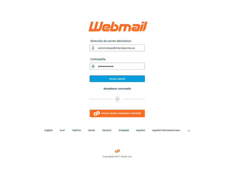 acceder webmail facil