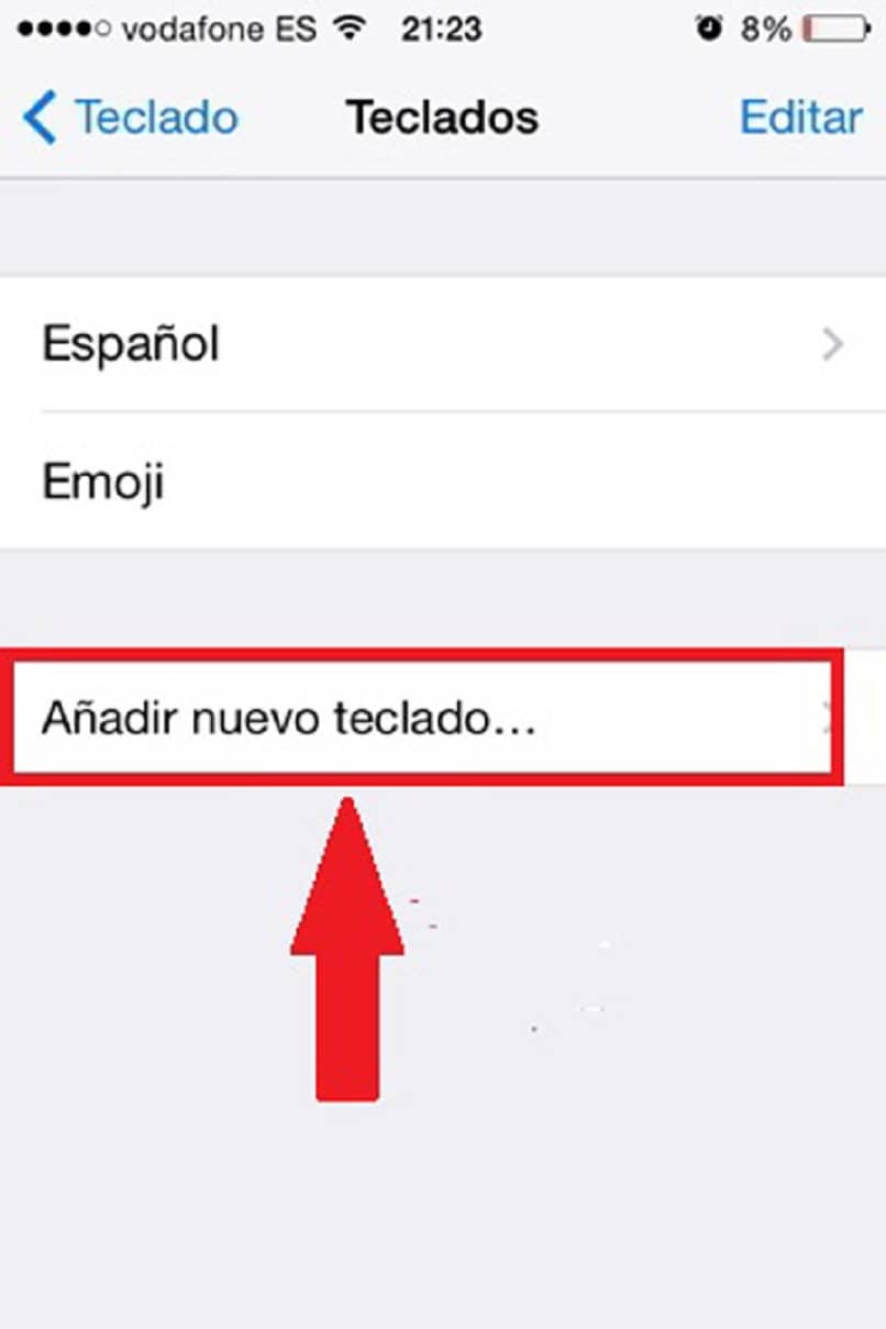 teclado cambiar idioma dispositivo ios cambiar iphone ipad ipod