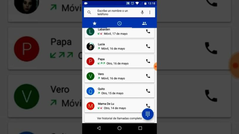 movil iphone android registro llamadas entrantes salientes recuperar