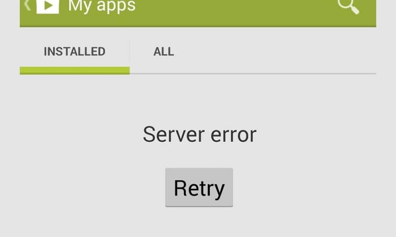solucionar error servidor play store android