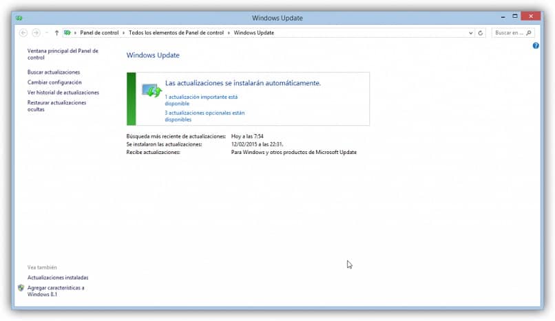 pc laptop windows 7 8 10 activar desactivar actualizaciones automaticas
