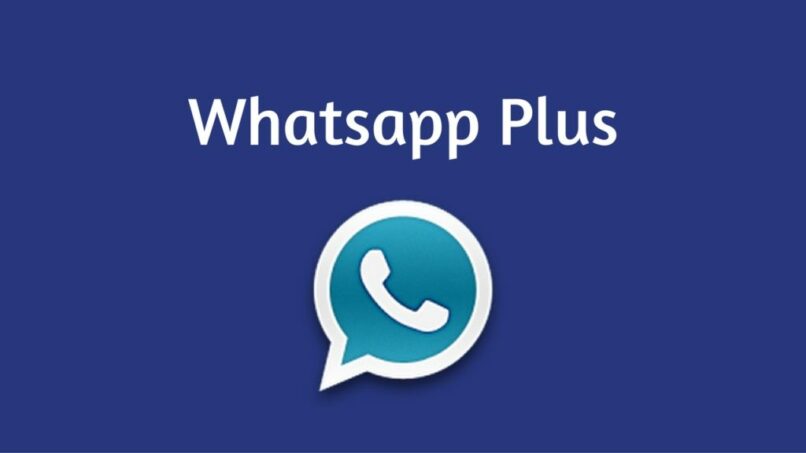 La aplicacion de whatsapp azul plus