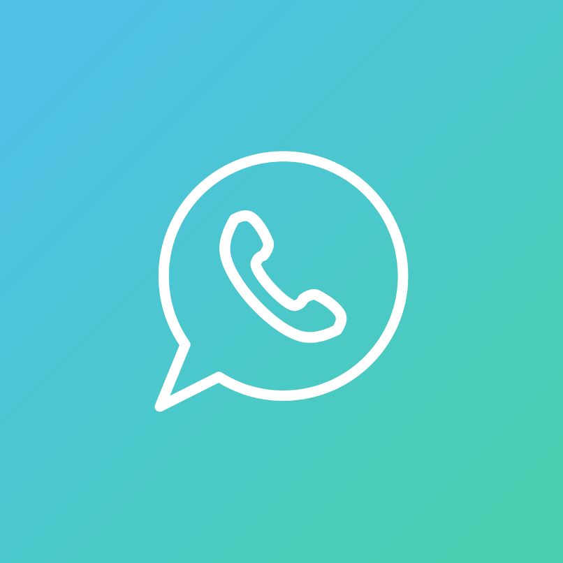 logo de whatsapp azul